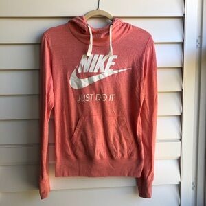 Nike Women's Coral Hoodie lightweight sweatshirt